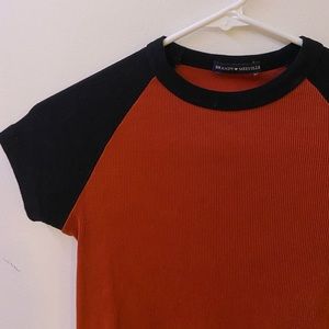 Bella Ribbed Top Brandy Melville